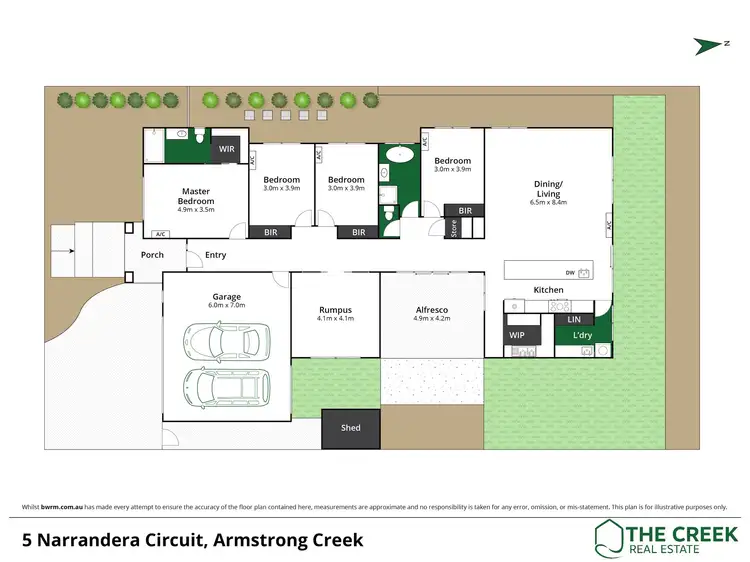 Floorplan of Homely house listing, 5 Narrandera Circuit, Armstrong Creek VIC 3217