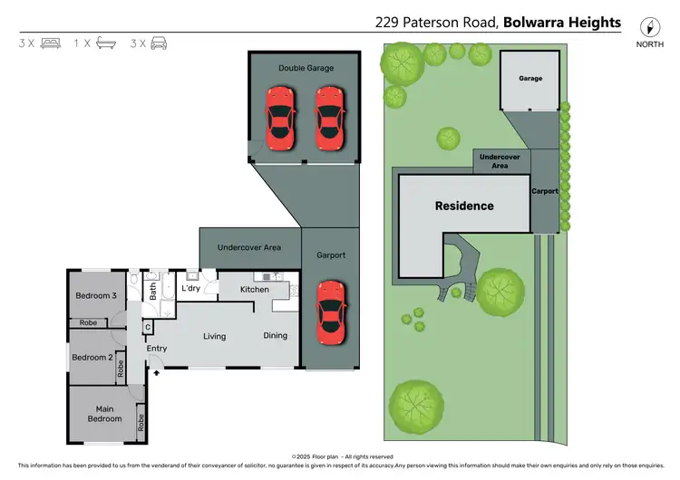 Floorplan of Homely house listing, 229 Paterson Road, Bolwarra Heights NSW 2320