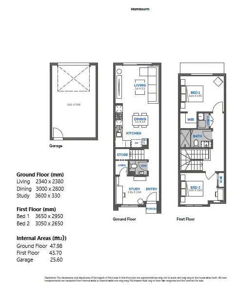 Floorplan of Homely townhouse listing, Address available on request