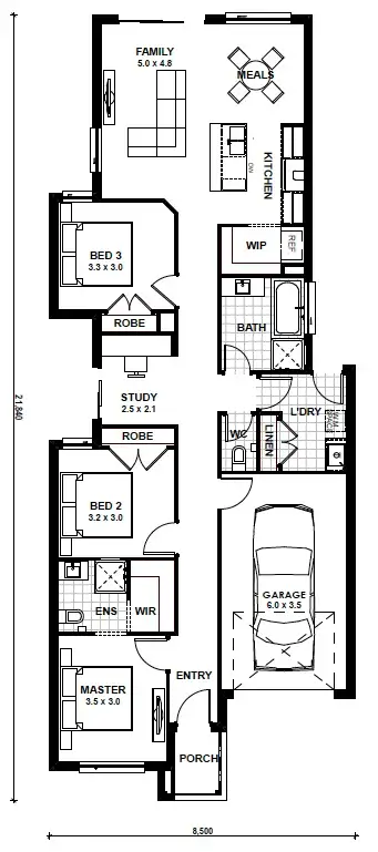 Floorplan of Homely house listing, Lot 645 Frontier Rise, Clyde VIC 3978