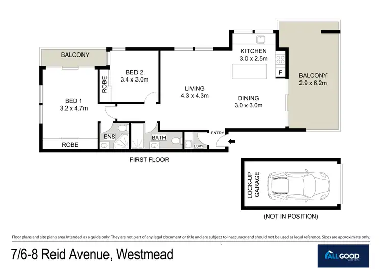 Floorplan of Homely apartment listing, 7/6-8 Reid Avenue, Westmead NSW 2145