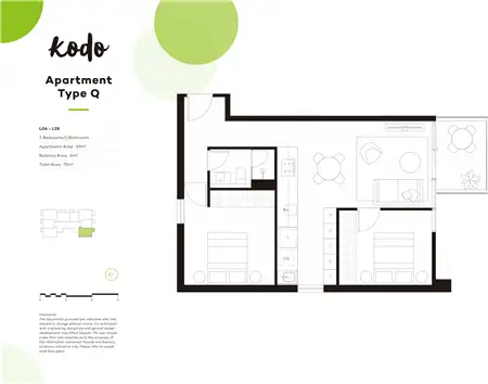 Floorplan of Homely apartment listing, 1608/29 Angas Street, Adelaide SA 5000