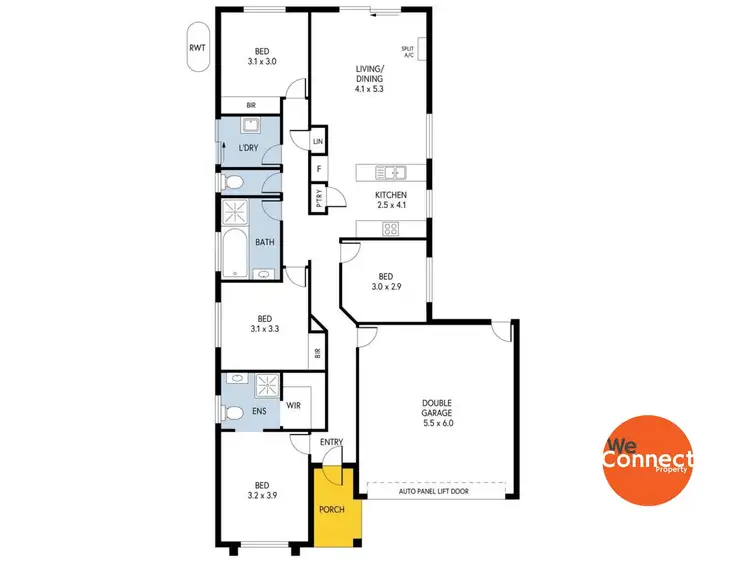 Floorplan of Homely house listing, 6 Greenway Crescent, Hillbank SA 5112