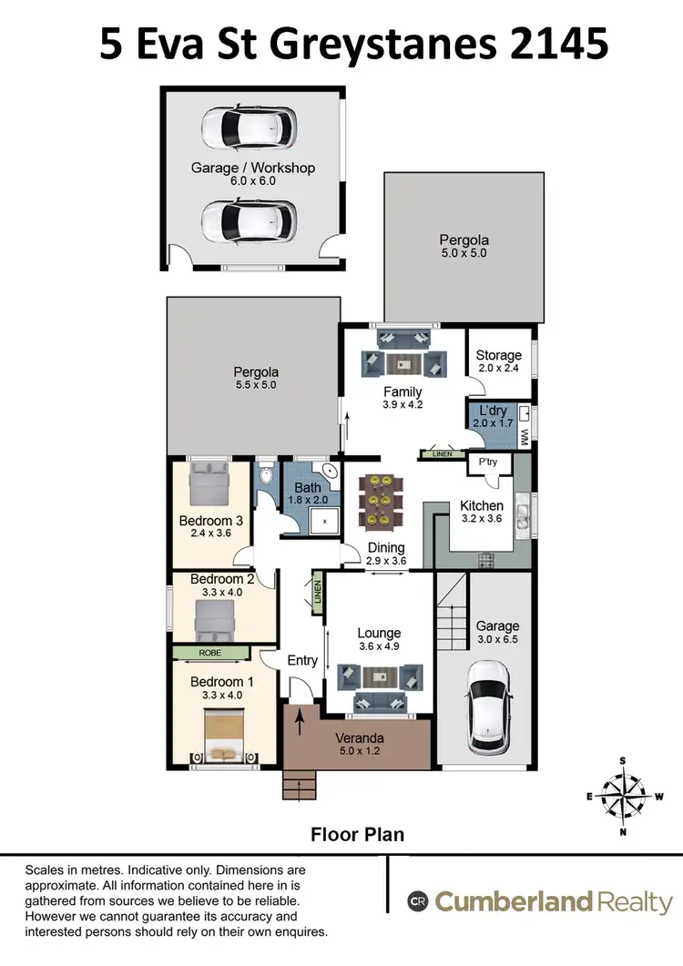 Floorplan of Homely house listing, 5 Eva Street, Greystanes NSW 2145