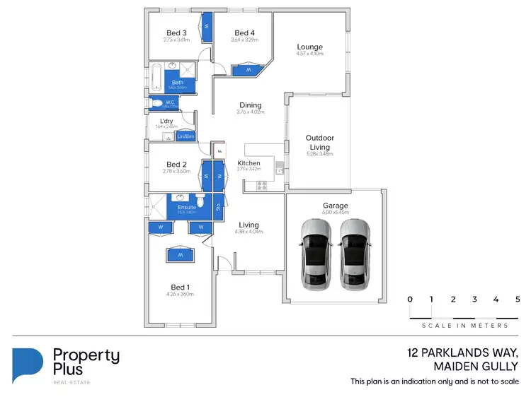 Floorplan of Homely house listing, 12 Parklands Way, Maiden Gully VIC 3551