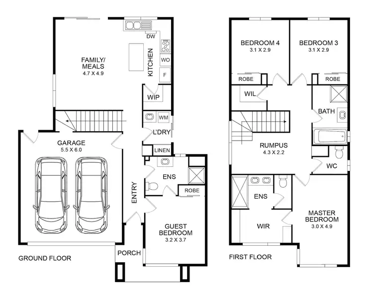 Floorplan of Homely house listing, Lot 1172 Hastings Way, Pakenham VIC 3810