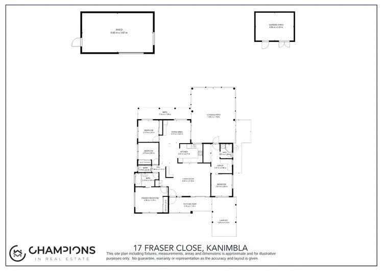 Floorplan of Homely house listing, 17 Fraser Close, Kanimbla QLD 4870