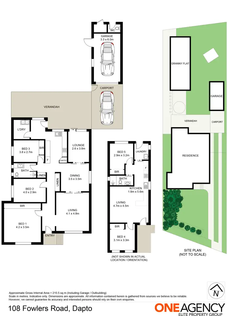 Floorplan of Homely house listing, 108a Fowlers Road, Dapto NSW 2530