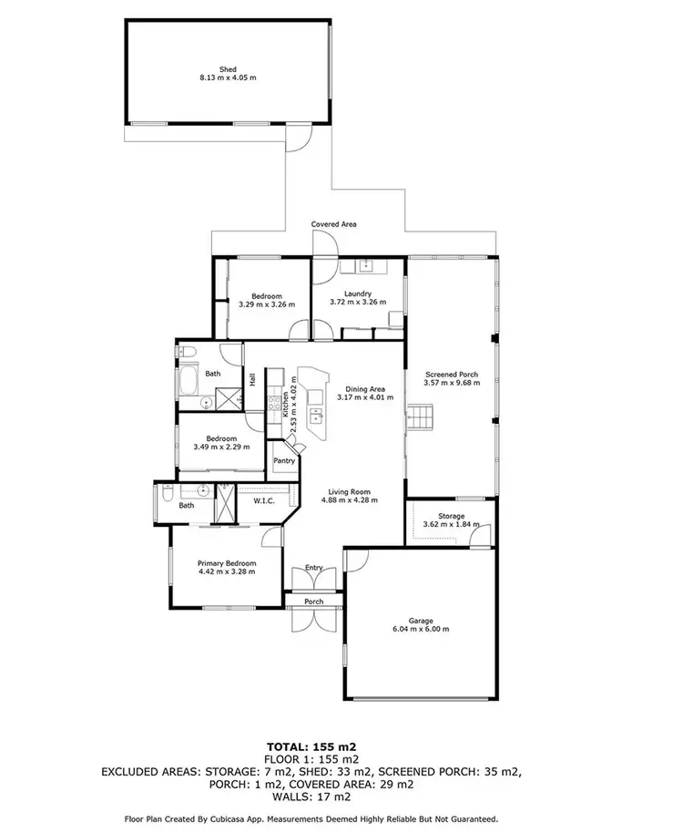Floorplan of Homely house listing, 17 Malone Drive, Andergrove QLD 4740