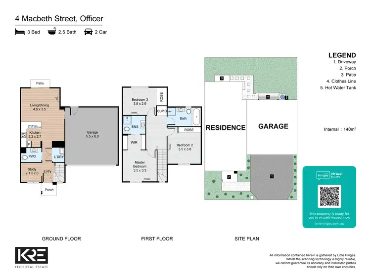Floorplan of Homely townhouse listing, 4 MacBeth Street, Officer VIC 3809