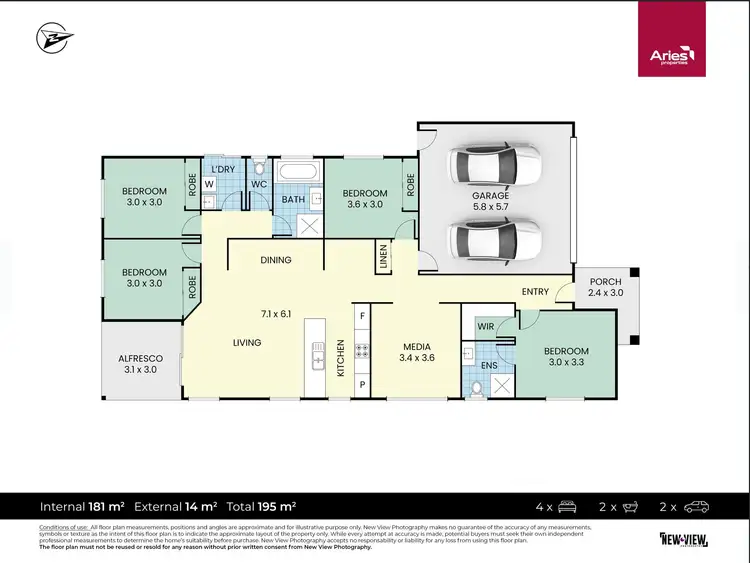 Floorplan of Homely house listing, 4 Pardalote Place, Redbank Plains QLD 4301