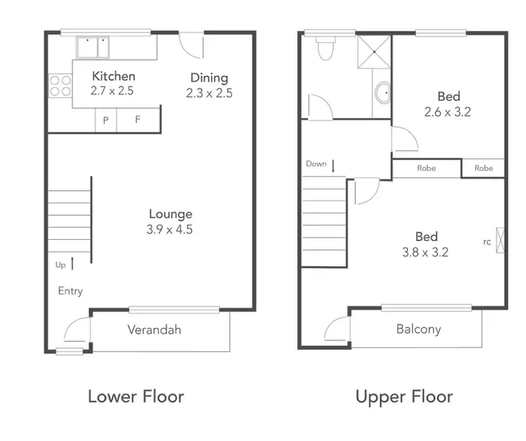 Floorplan of Homely townhouse listing, 12/1 Gore Street, Glenelg North SA 5045