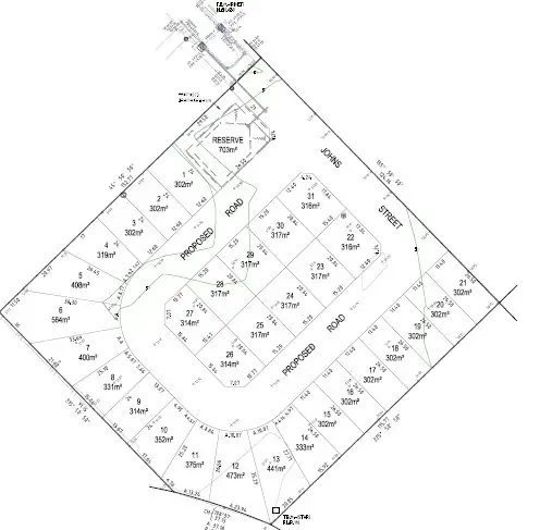 Floorplan of Homely land listing, 14 Johns Street, Mildura VIC 3500