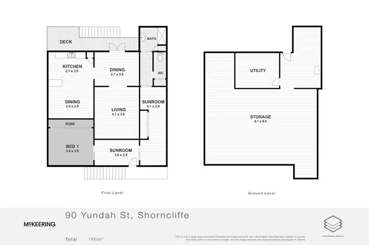 Floorplan of Homely house listing, 90 Yundah Street, Shorncliffe QLD 4017