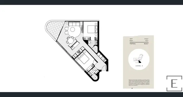 Floorplan of Homely apartment listing, 308/1 Meriton Street, Gladesville NSW 2111