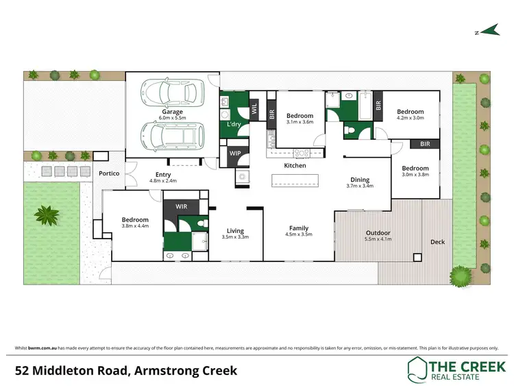 Floorplan of Homely house listing, 52 Middleton Road, Armstrong Creek VIC 3217