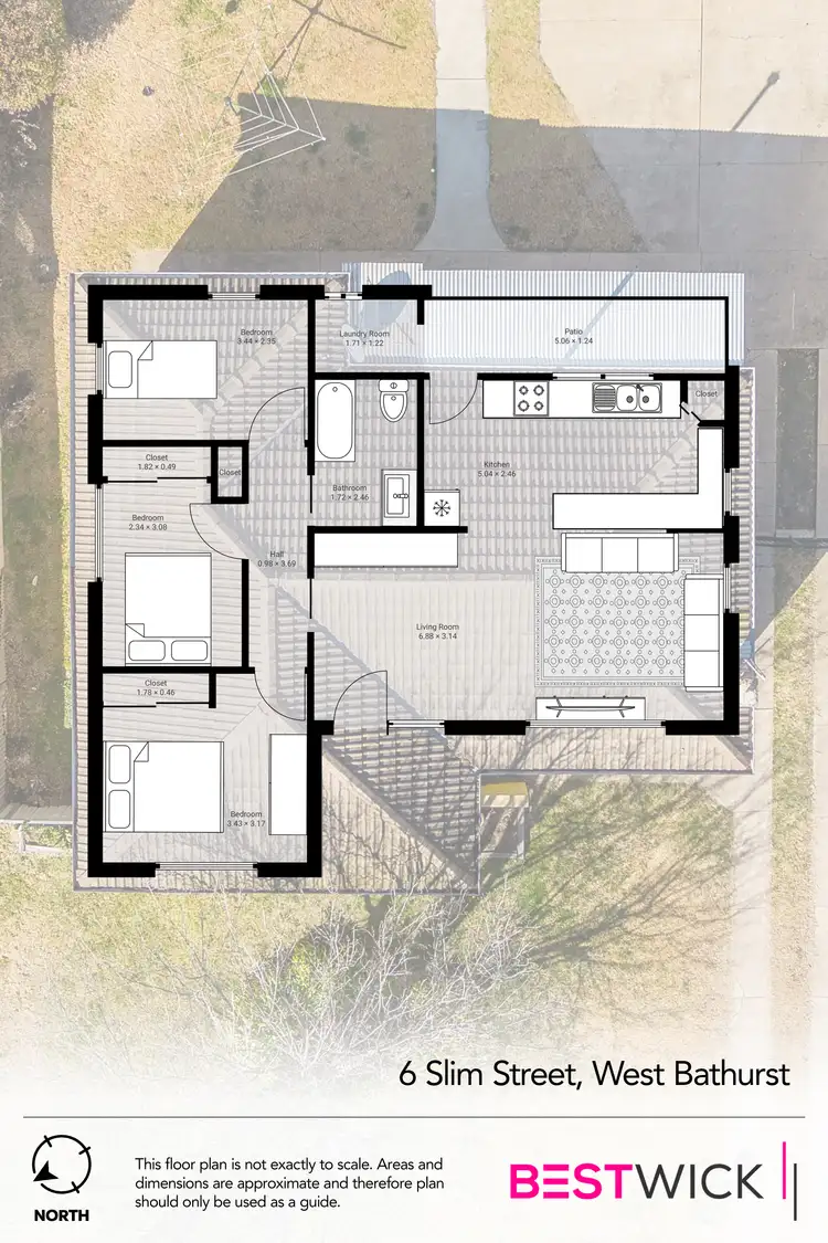 Floorplan of Homely house listing, 6 Slim Street, West Bathurst NSW 2795