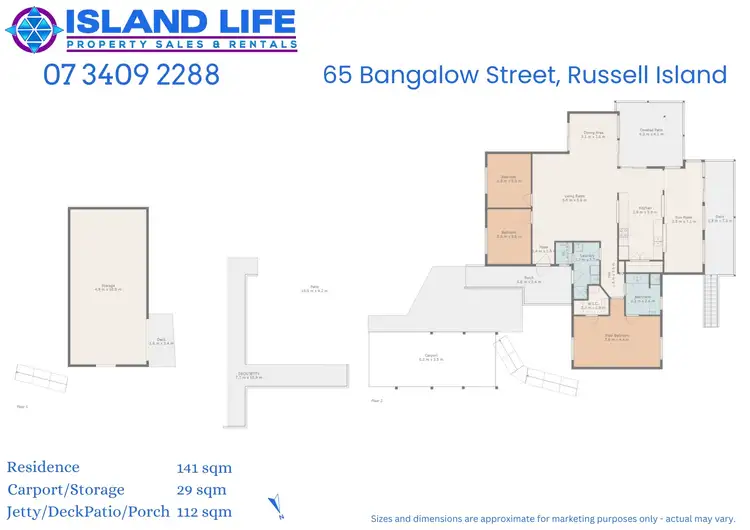 Floorplan of Homely house listing, 65 Bangalow Street, Russell Island QLD 4184
