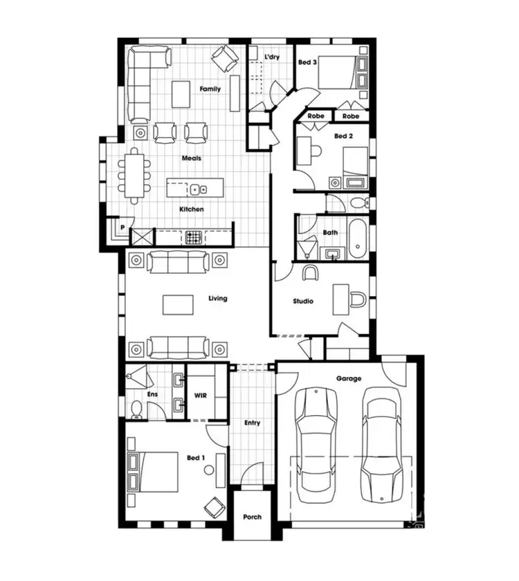 Floorplan of Homely house listing, 7 Haystack Drive, Truganina VIC 3029