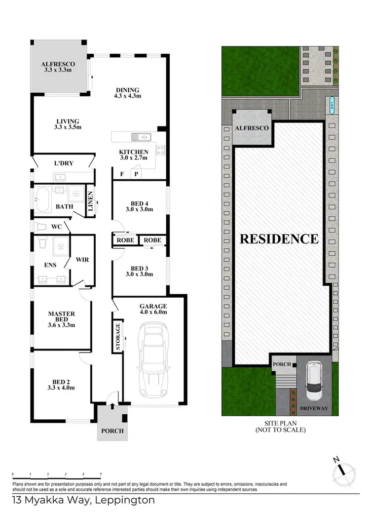 Floorplan of Homely house listing, 13 Myakka Way, Leppington NSW 2179