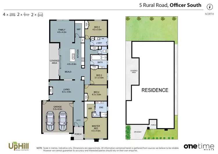 Floorplan of Homely house listing, 5 Rural Road, Officer South VIC 3809
