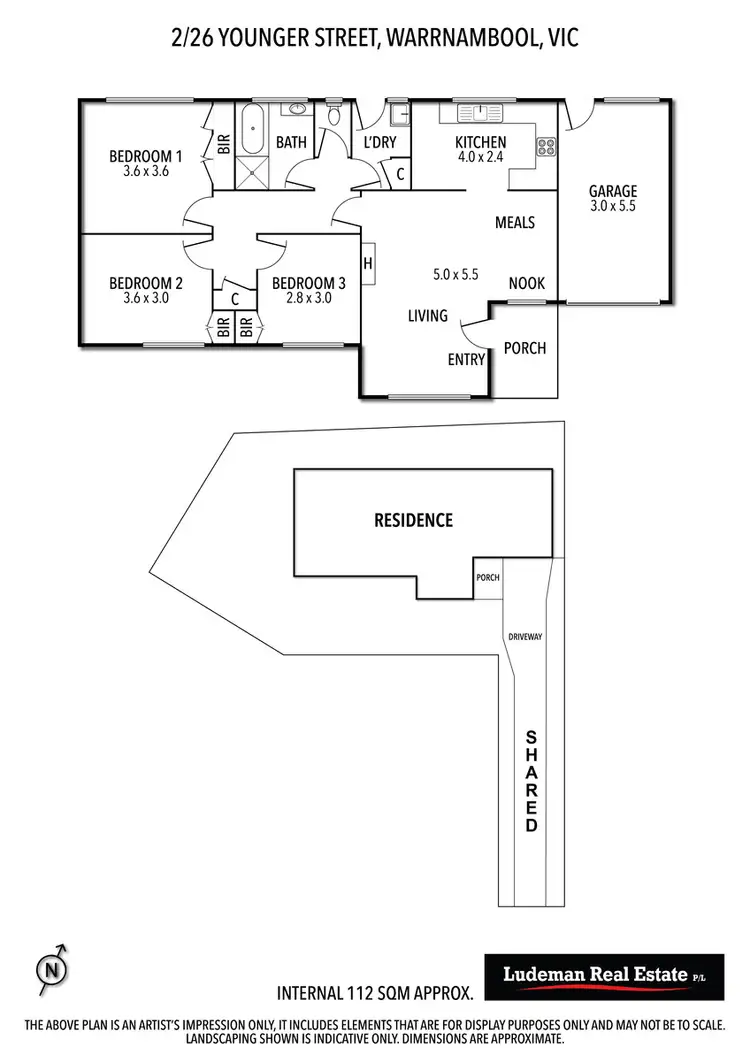 Floorplan of Homely unit listing, 2/26 Younger Street, Warrnambool VIC 3280