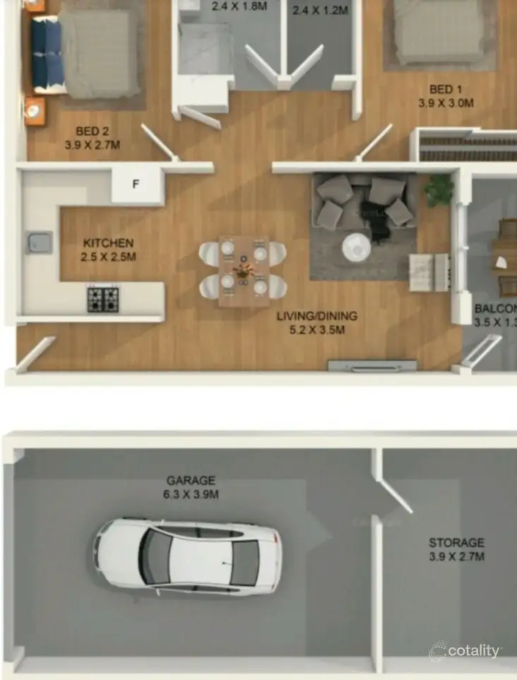 Floorplan of Homely unit listing, 4/12 Emert St, Wentworthville NSW 2145