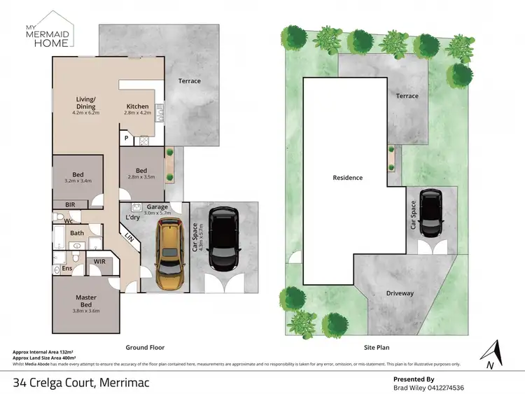 Floorplan of Homely house listing, 34 Crelga Court, Merrimac QLD 4226