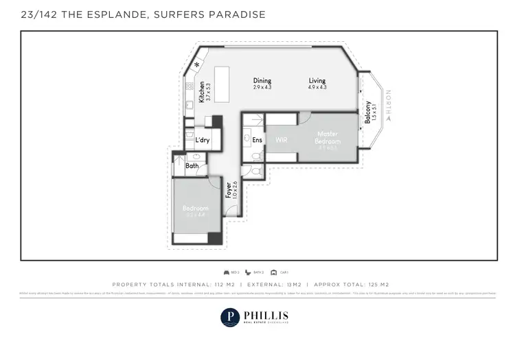 Floorplan of Homely apartment listing, 23/142 THE ESPLANADE, Surfers Paradise QLD 4217