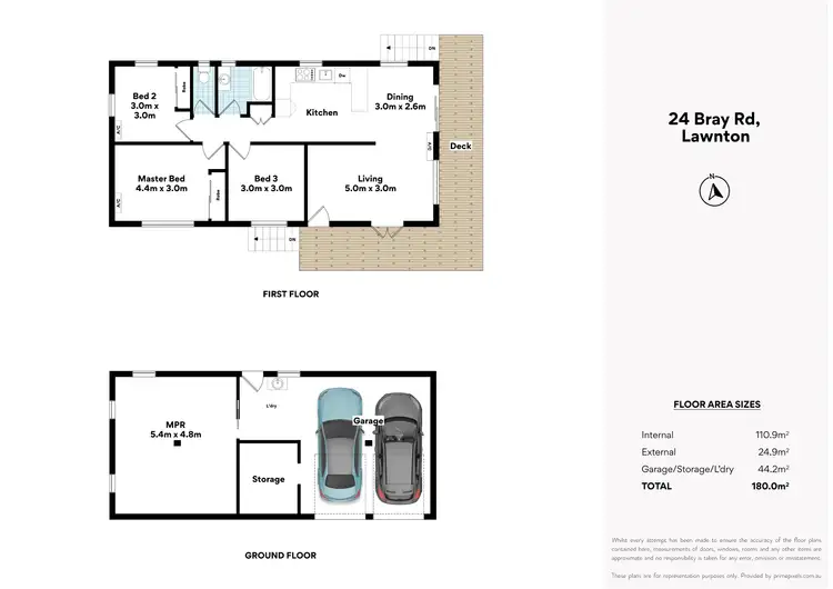 Floorplan of Homely house listing, 24 Bray Road, Lawnton QLD 4501
