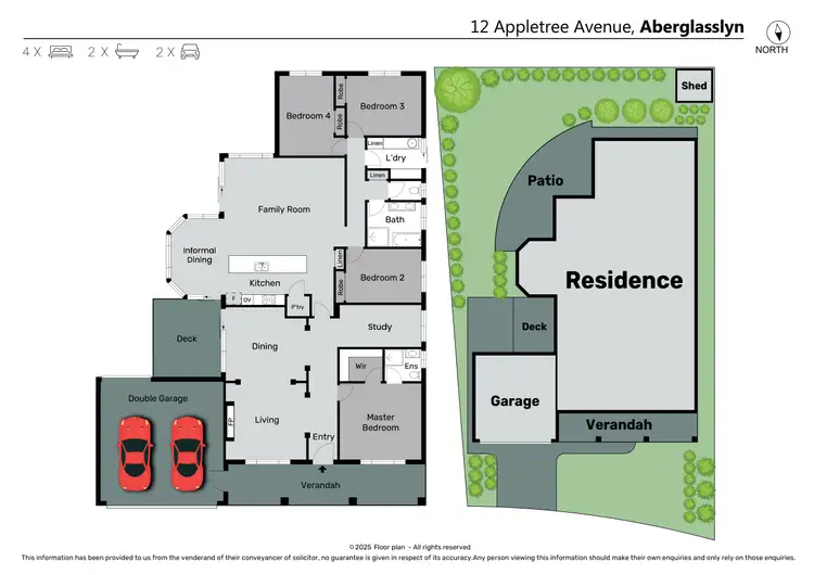 Floorplan of Homely house listing, 12 Appletree Avenue, Aberglasslyn NSW 2320