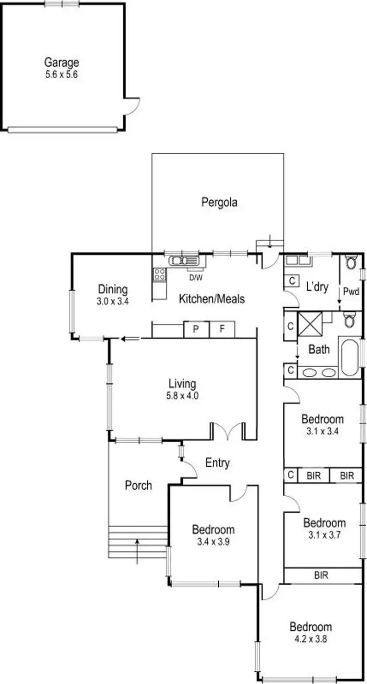 Floorplan of Homely house listing, 24 Sanday Street, Glen Waverley VIC 3150