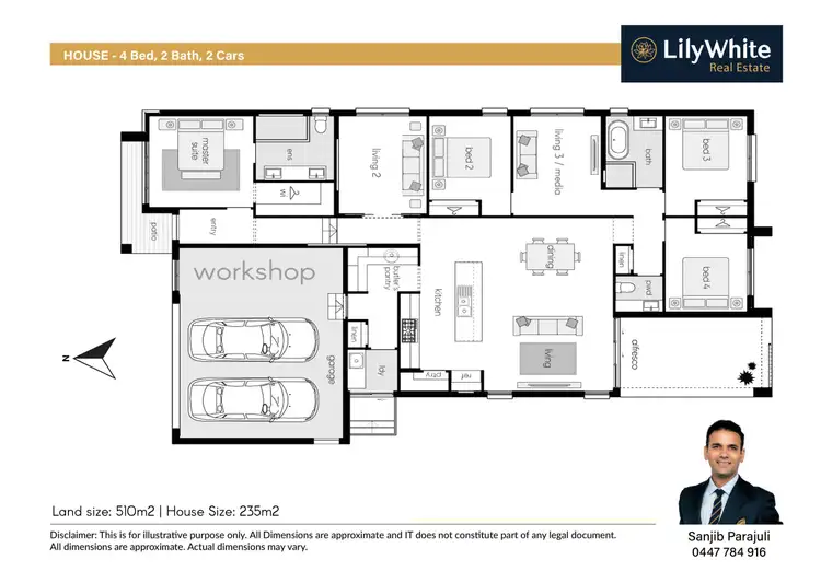 Floorplan of Homely house listing, 15 Bushel Approach, Gilead NSW 2560