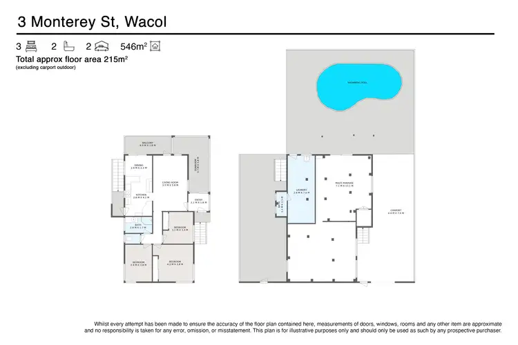 Floorplan of Homely house listing, 3 Monterey Street, Wacol QLD 4076