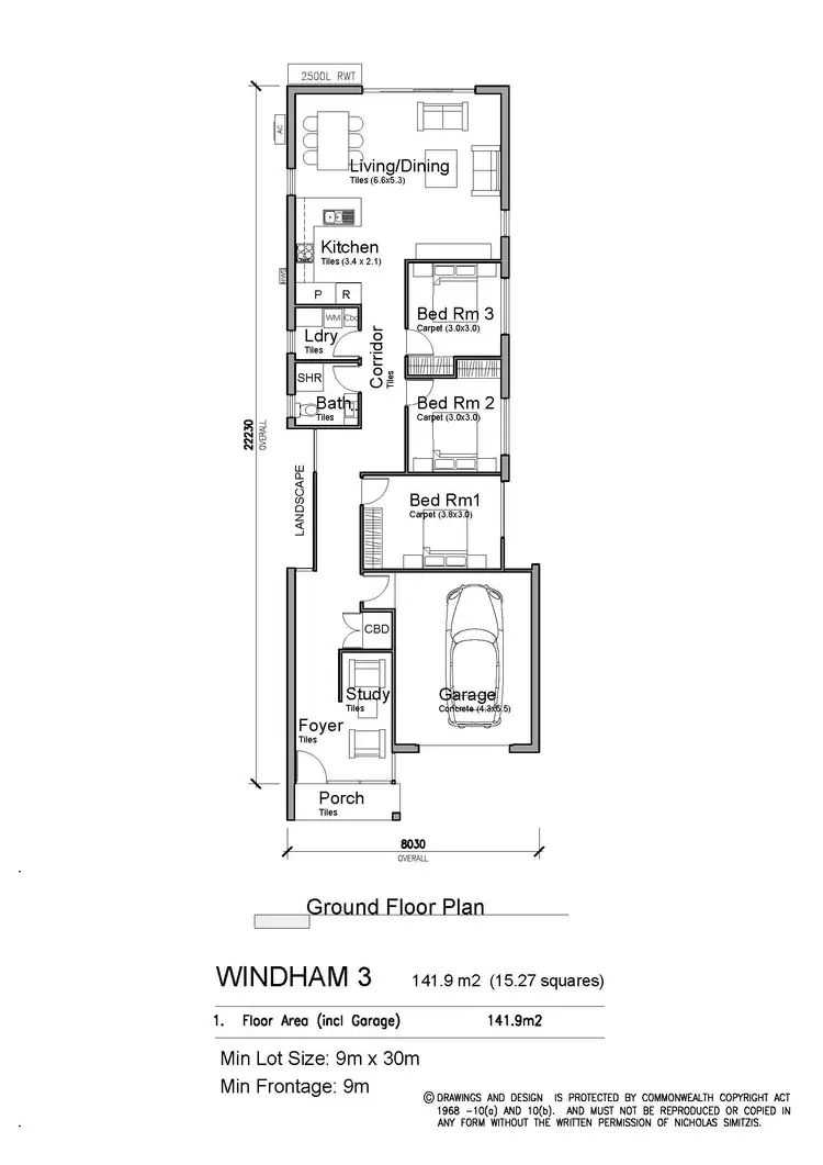 Floorplan of Homely house listing, Lot 9/295 Sixth Avenue, Austral NSW 2179