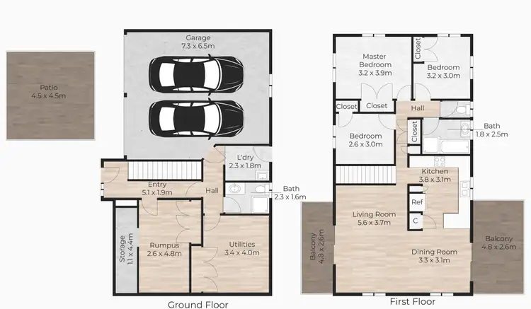 Floorplan of Homely house listing, 22 Clarinda Avenue, Springwood QLD 4127