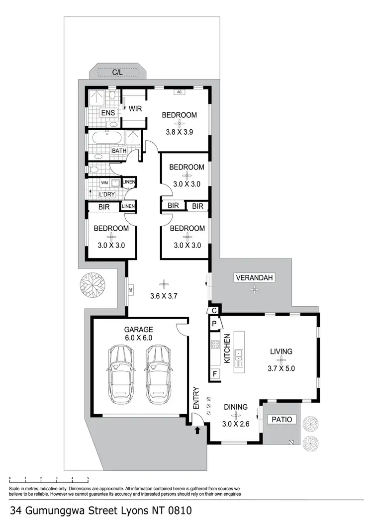 Floorplan of Homely house listing, 34 Gumunggwa Street, Lyons NT 810