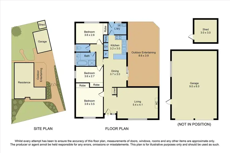Floorplan of Homely house listing, 22 ALBATROSS AVENUE, Werribee VIC 3030