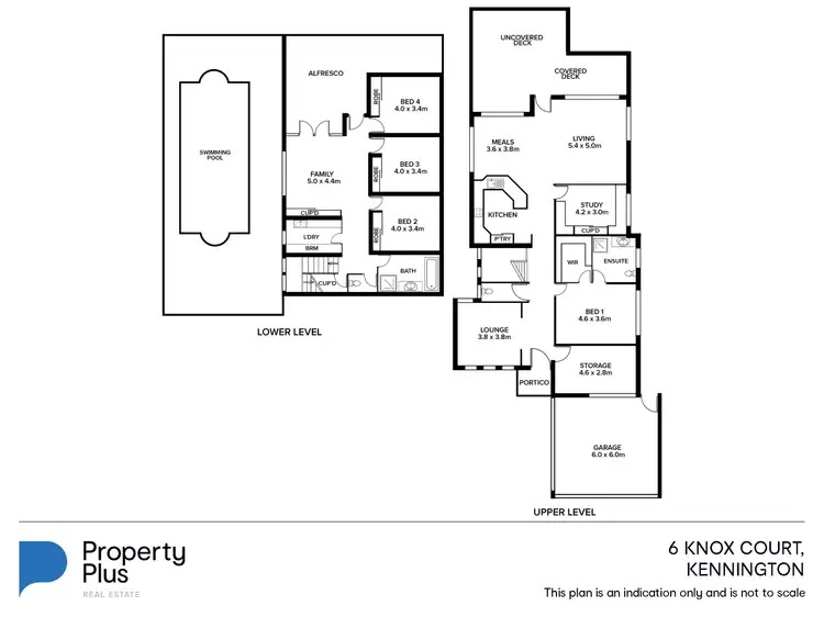 Floorplan of Homely house listing, 6 Knox Court, Kennington VIC 3550