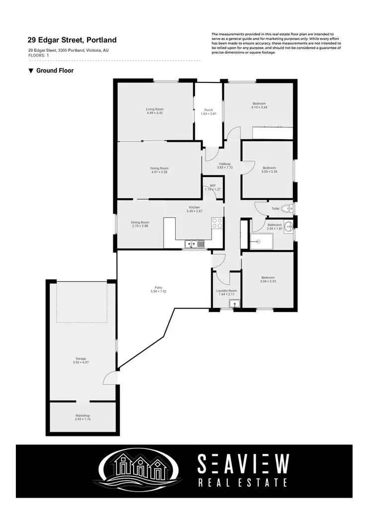 Floorplan of Homely house listing, 29 Edgar Street, Portland VIC 3305