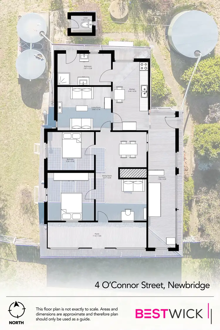 Floorplan of Homely house listing, 4 O'Connor Street, Newbridge NSW 2795