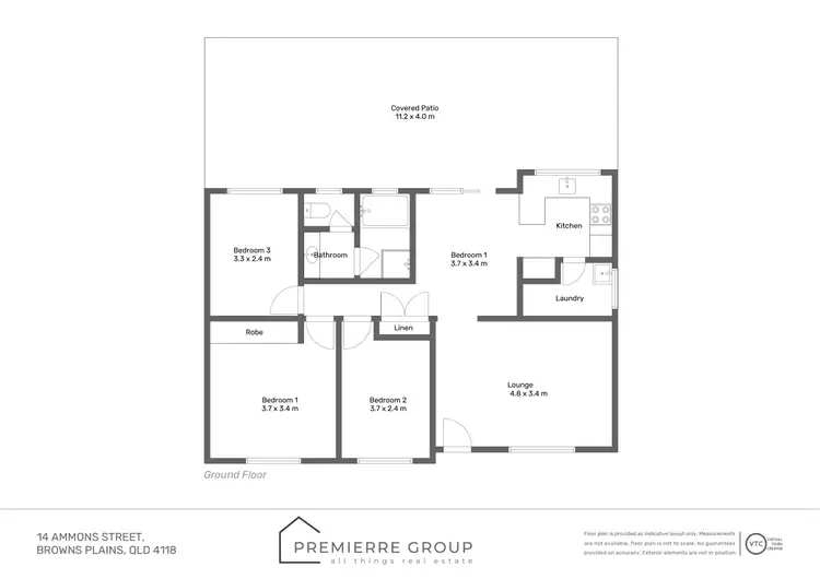 Floorplan of Homely house listing, 14 Ammons Street, Browns Plains QLD 4118