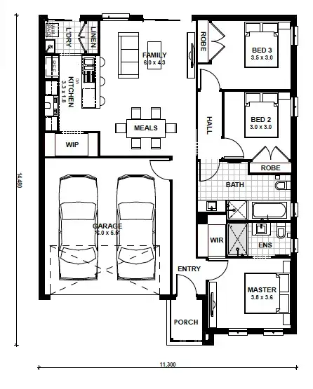 Floorplan of Homely house listing, Lot 2537 Crestview Street, Charlemont VIC 3217