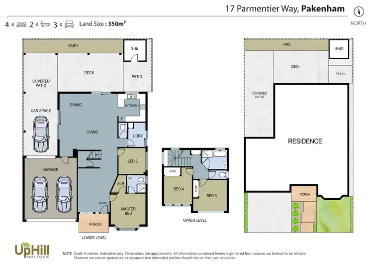 Floorplan of Homely house listing, 17 Parmentier Way, Pakenham VIC 3810