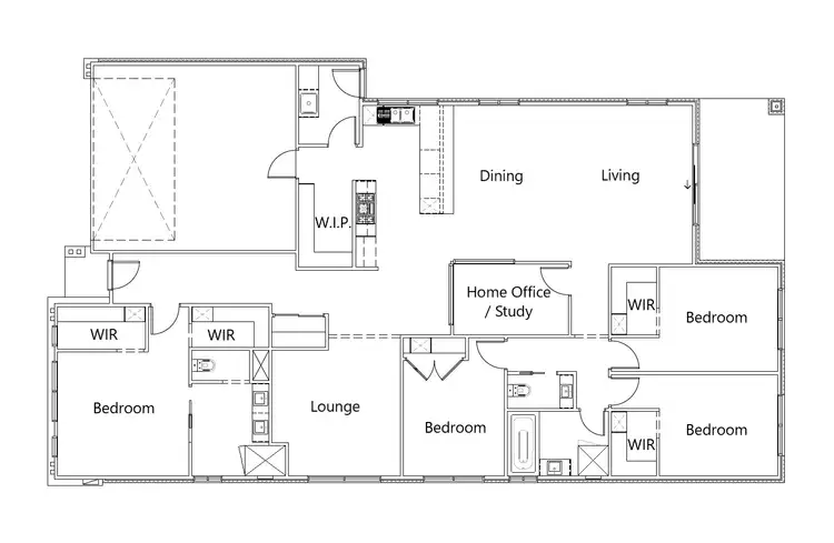 Floorplan of Homely house listing, 47 Yeungroon Blvd, Clyde North VIC 3978