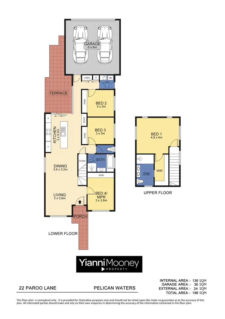 Floorplan of Homely house listing, 22 Paroo Lane, Pelican Waters QLD 4551