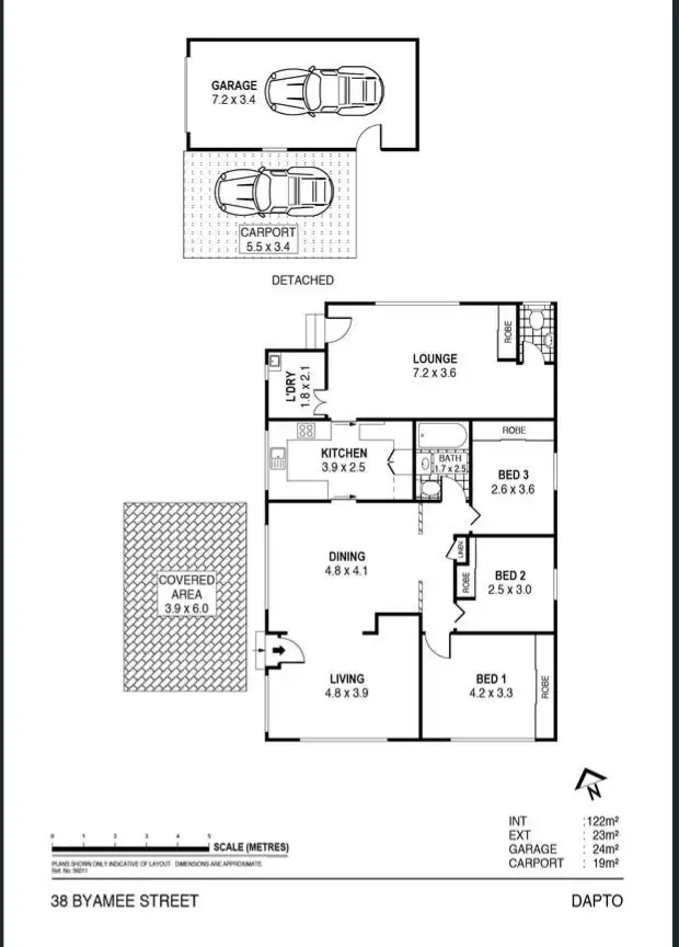 Floorplan of Homely house listing, 38 Byamee Street, Dapto NSW 2530