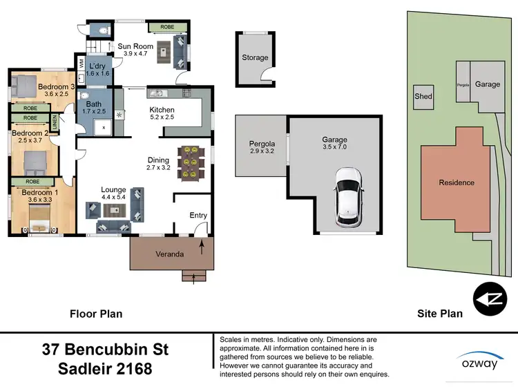 Floorplan of Homely house listing, 37 Bencubbin Street, Sadleir NSW 2168