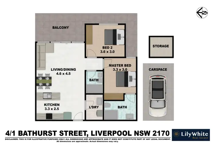 Floorplan of Homely apartment listing, 4/1 Bathurst Street, Liverpool NSW 2170