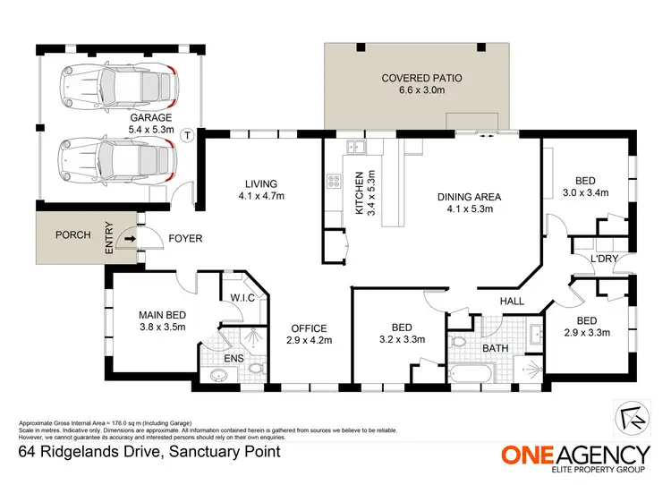 Floorplan of Homely house listing, 64 Ridgelands Drive, Sanctuary Point NSW 2540